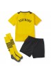 Fotbalové Dres Borussia Dortmund Dětské Domácí Oblečení 2022-23 Krátký Rukáv (+ trenýrky)